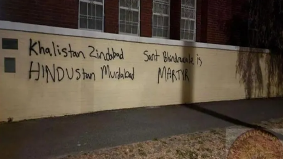 Khalistani miscreants desecrate ISKCON temple in Australia