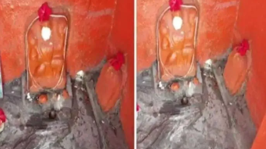 Idol of Bajrang Bali desecrated in a temple