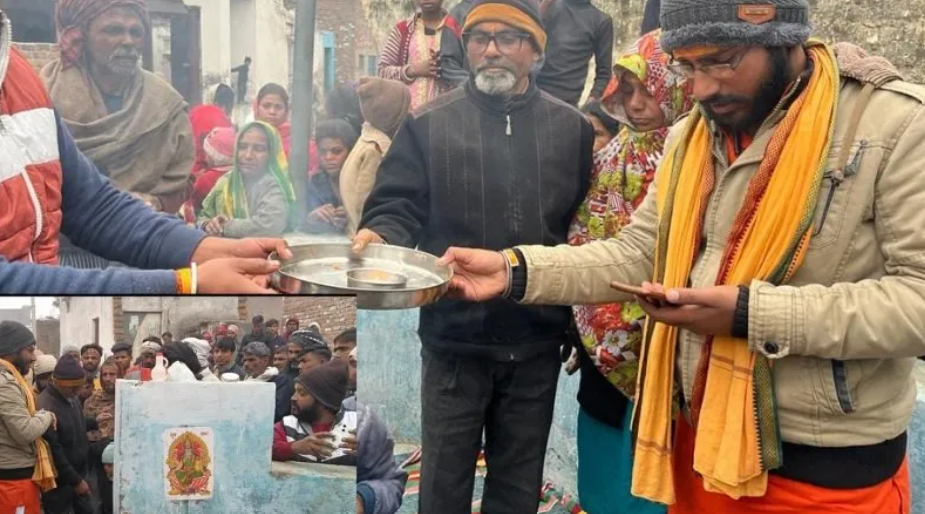 35 people in Uttar Pradesh lured and misled by Christain missionary into embracing Christianity 