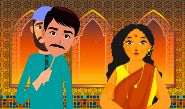 A Muslim youth pretends to be a Hindu and ties a Kalava to deceive a married Hindu girl about his religion, forcefully converts her to Islam