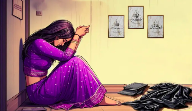 Muslim youth from Lucknow uses private videos to blackmail Hindu woman to convert to Islam, forces her to get an abortion, accused's family assaults her when she protests