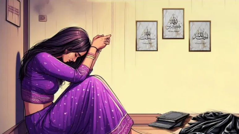 Muslim man threatens and blackmails a married woman and her minor sister to convert to Islam, blackmails the woman to establish sexual relations with him