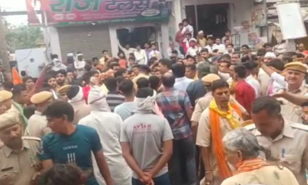 Bhagwan Parshuram Yatra attacked by stone pelting by Muslim mob