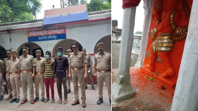 Lord Hanuman’s idol vandalised, temple desecrated 