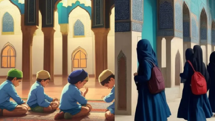 School Principal takes non-Muslim students to Mosque to attend event organised by banned Islamist organization Jamaat-e-Islami Hind on the pretext of school workshop where students are forced to perform Muslim rituals