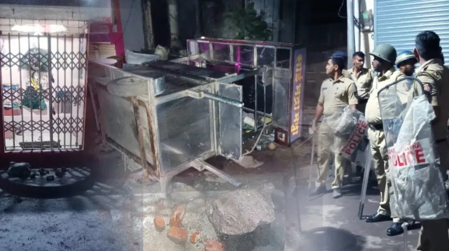 Muslims attack temple after a heated argument over a minor dispute leads to communal tension