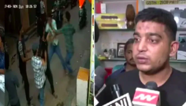 Hindu shop owner Mukesh attacked by Muslims for playing Hanuman Chalisa