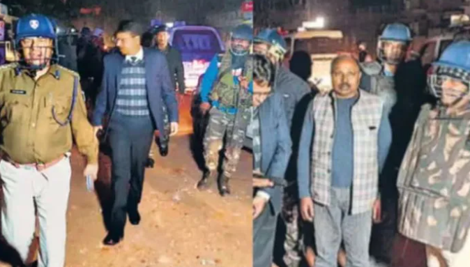 Saraswati idol immersion procession attacked by Muslim mob, idol desecrated in stone pelting