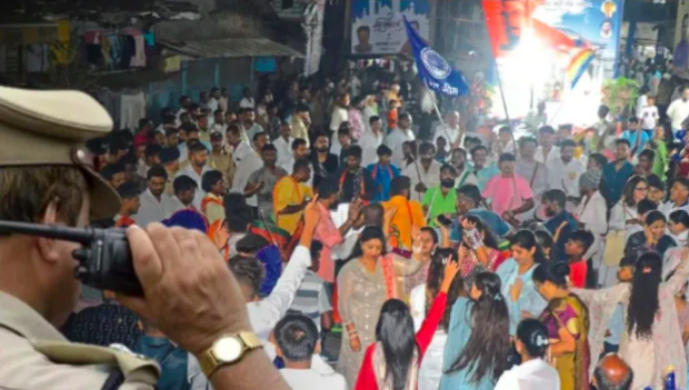 7 Muslims pelt stone at Dalit Hindus taking out a procession