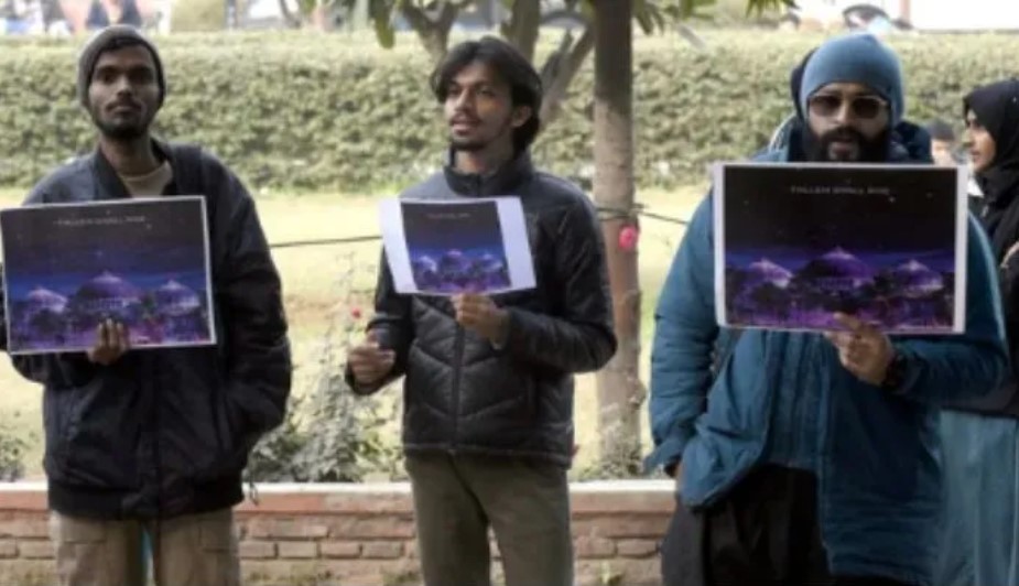 Anti-Hindu speech: Pro-Babri slogans raised in public university on day of Ram Mandir Pran-Pratishtha in Ayodhya
