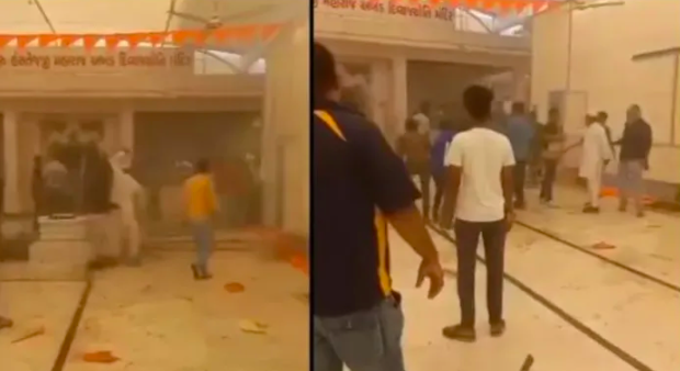 Muslim mob attacks Prerna Peeth Nishkalki Temple, vandalises idols of deities