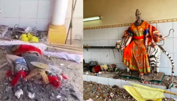 Hindu temple vandalised in Trinidad and Tobago, six idols desecrated
