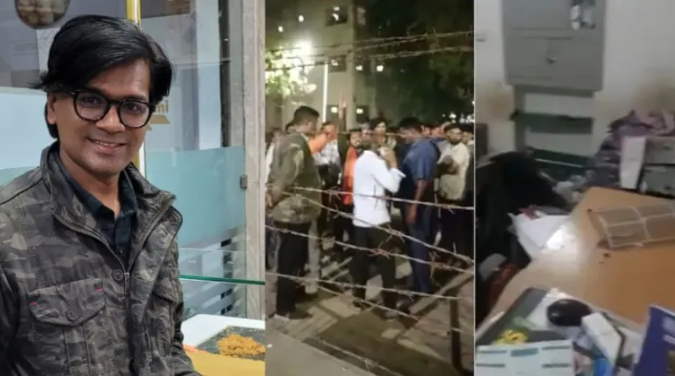 Anti-Hindu bias: Muslim 'journalist' spreads fake news on Gujarat University namaz row, maliciously portrays Hindus as aggressors