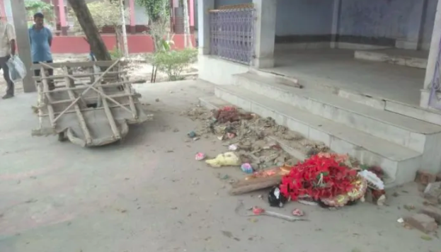 Four Hindu temples desecrated in a coordinated attack, idols vandalised