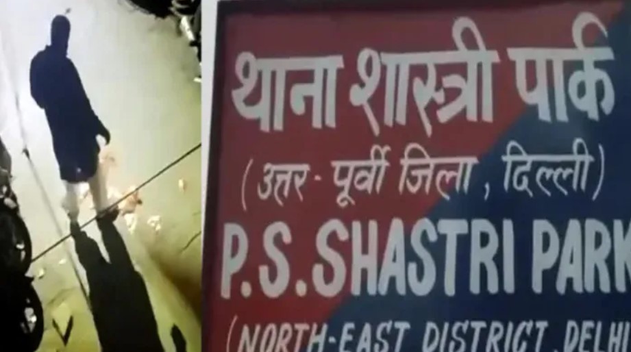 Muslim youth in Delhi tears Ram Navami saffron flags and dumps them in a drain