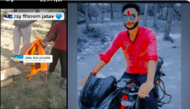 Unknown miscreants burn Lord Hanuman's flag in Bihar's Gaya