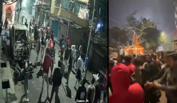 Ram Navami Shobha Yatra passing through Muslim dominated area attacked, Shiv temple desecrated, Lord Ram posters torn