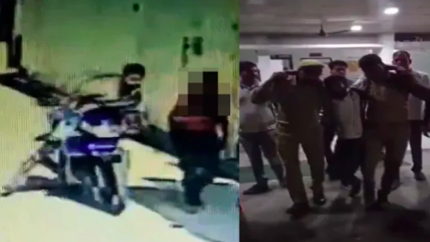 Muslim man molests Hindu girls, exposes his private parts on his bike - had a pattern of targeting Hindu girls
