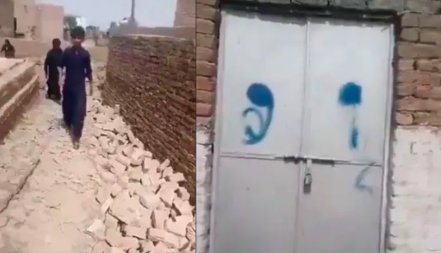 Hindu temple in Sindh attacked, idols desecrated, copies of Geeta stolen, religious symbols covered with spray paint