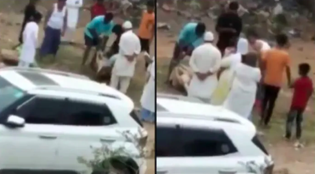 2 Muslim men slaughter a cow for Bakrid Qurbani, flee as video goes viral