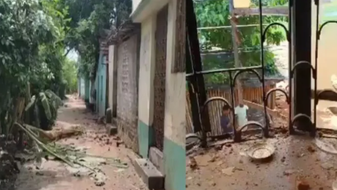 Hindu houses attacked by Muslim mob after a Muslim boy was confronted for making video of a Hindu girl