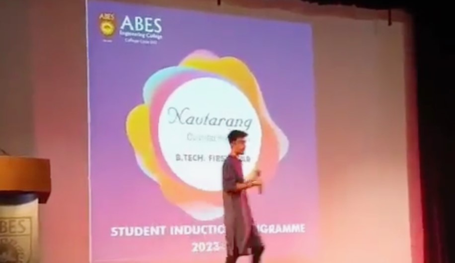 College professor throws Hindu student off stage for greeting audience with "Jai Shri Ram" at cultural fest