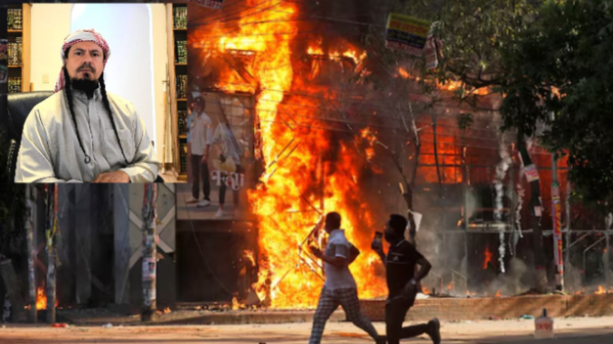 Islamic scholar celebrates massacre of Hindus in Bangladesh, urges Muslims to destroy temples