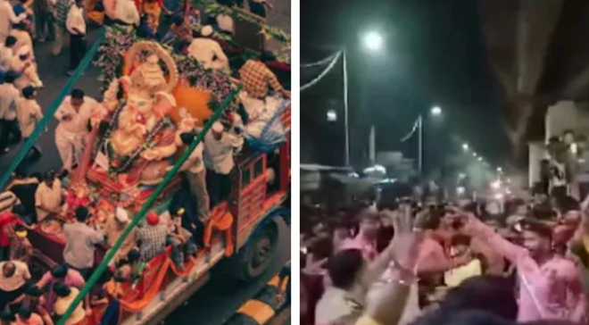 Ganesh procession attacked by Muslim mob when it nears mosque, stones pelted, idol desecrated 