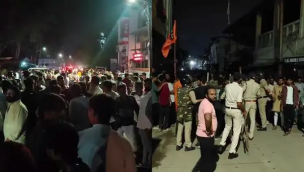 Stones pelted on Lord Ganesh idol and Hindu devotees