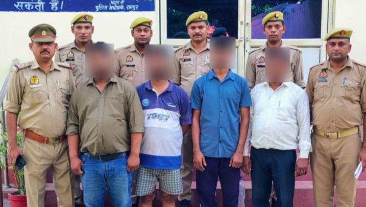 Four arrested in Rampur for converting people to Christianity under the garb of providing free education 