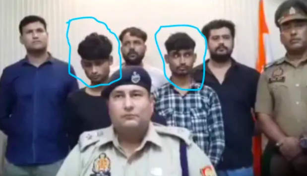 Brothers Mehtab and Shadab arrested for running a gang to shut down pro-Hindu accounts and extort money; gave death threats when victims resisted