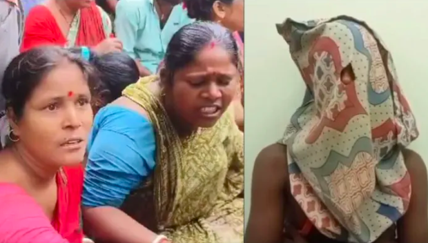 Muslim man Mostakin rapes and kills 11-year-old Hindu girl in South 24 Parganas, villagers protest after child's body found in canal