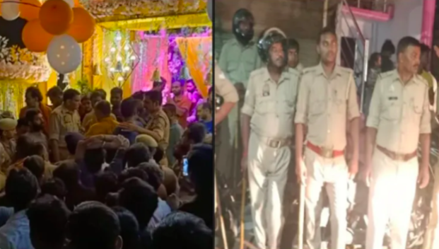Muslim mob attacks Durga Puja pandal, abuses deities, pelts stones, chases children with sticks