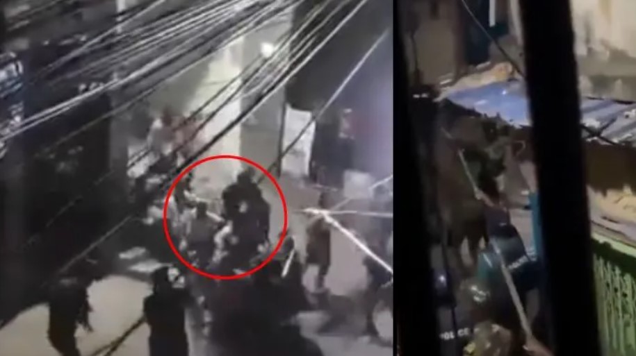 Hindus protest against derogatory Facebook post on ISKCON and Sanatan Dharma by Muslim trader, Police and army take the Muslim trader in safe custody and attack Hindus instead