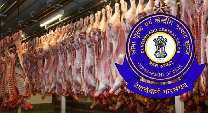 Chennai customs foil attempt to export 28 tons of bull meat mislabelled as "buffalo"