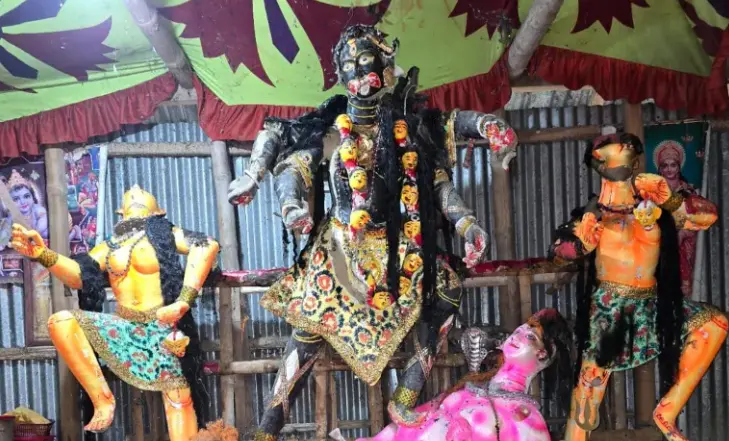 Kali Mata temple in Netrakona district of Bangladesh desecrated and vandalised by Muslim mob