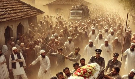 Hindu man's funeral procession attacked for passing through a 'Muslim area'