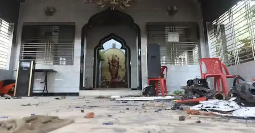 Temple priest found murdered, tied-up with ropes