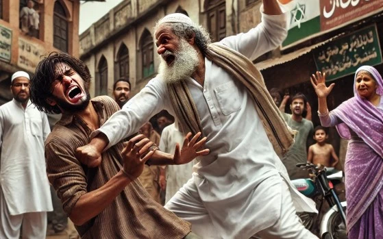 Hindu vendor and his mother beaten for selling food in an Urdu-labeled paper bag, Muslim accused called it 'blasphemy'
