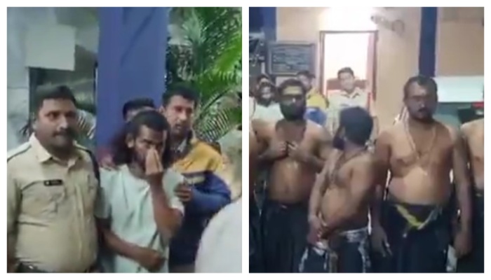 Hindu devotee observing Ayyappa Deeksha attacked by Muslim youth, Ayyappa mala torn