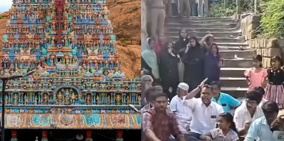 Muslims attempt to sacrifice animals at revered Hindu site