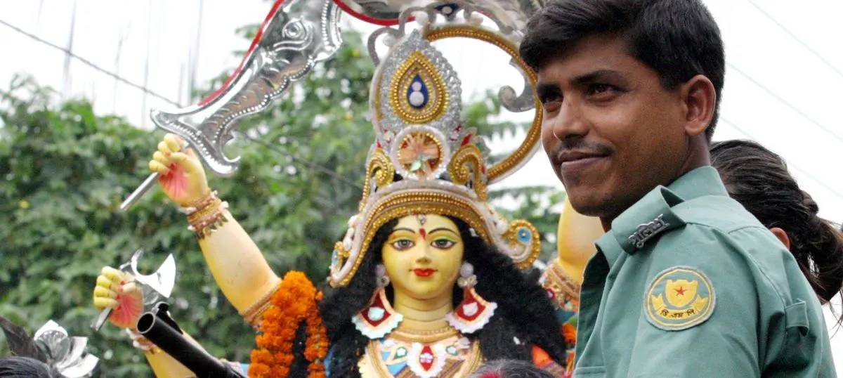 Three under construction idols meant for Durga Puja vandalised in Bangladesh