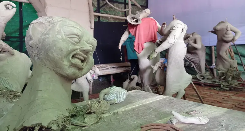 Hindu temple attacked at night, idols of Goddess Durga and others vandalised in Kishoreganj, Bangladesh