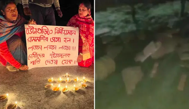 Ram mandir under-construction vandalised, several parts of the temple damaged