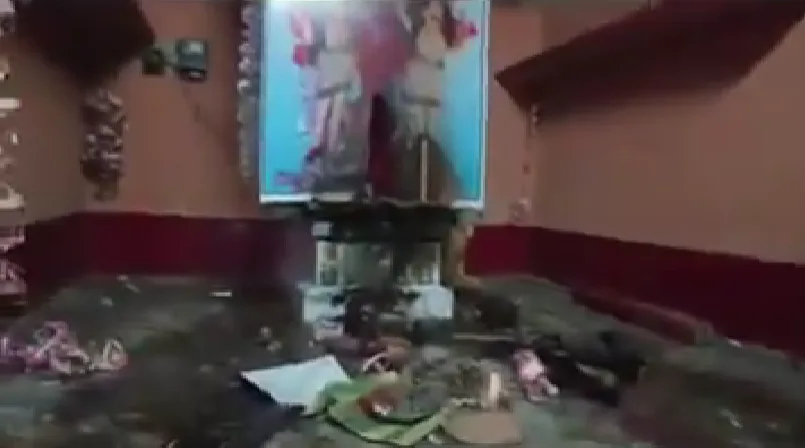 Kali Mata temple targeted as Muslim man attempts to set idol on fire in Malda, West Bengal