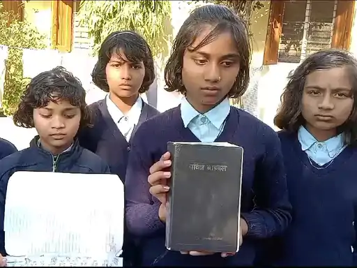 Minor tribal girls forced to read Bible and participate in Christian prayers at hostel