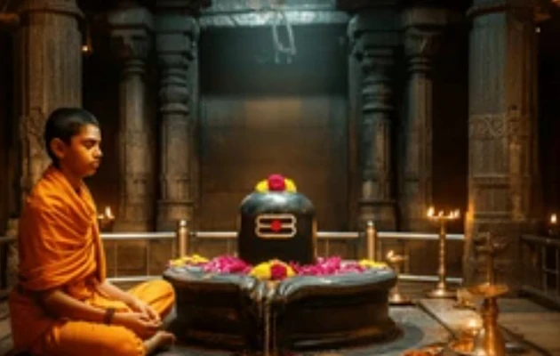 Desecrated Shivling found discarded in a drain