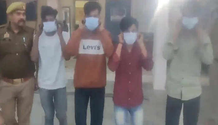 Five minor Hindu girls harassed by four Muslim men; CCTV footage goes viral, sparking outrage on social media