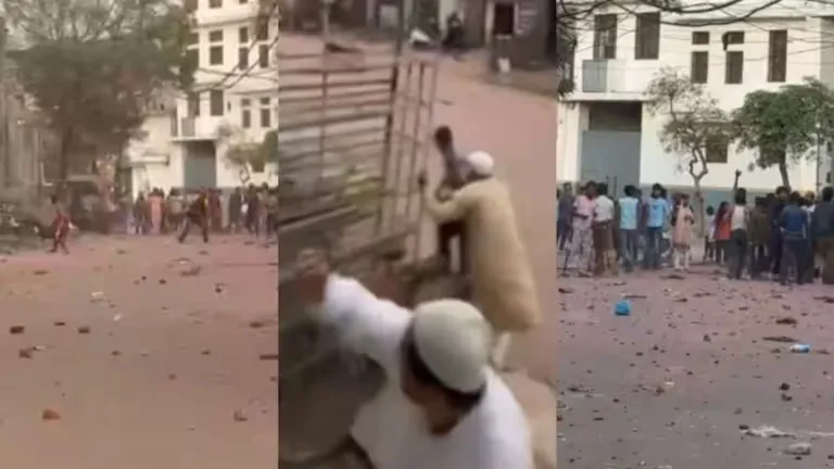 Holi procession attacked with stones while passing by a mosque, vehicles vandalised by Muslim mob