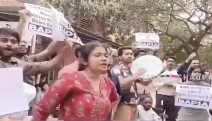 Calls for violence made towards Hindus by leftist student organisation, slogans raised calling Brahmins 'terrorists'